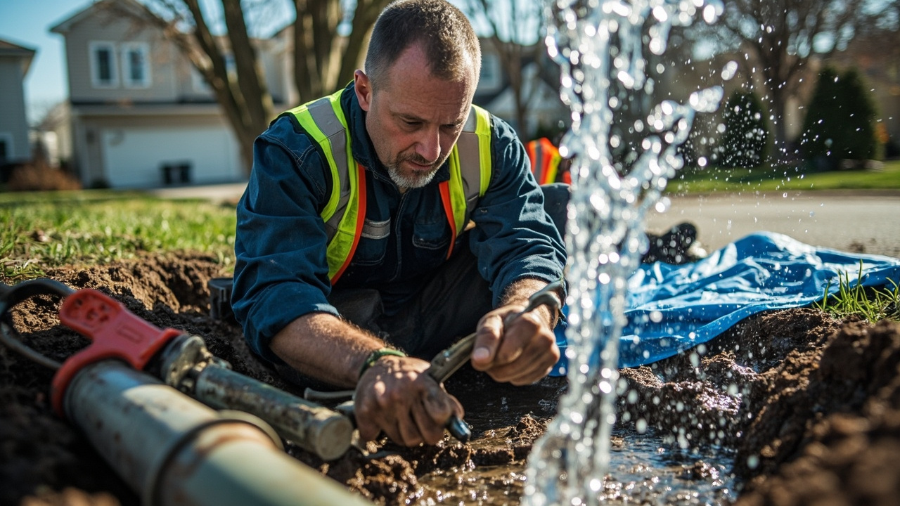 Main Water Line Break Repair in Milwaukee – 24/7 Emergency Response Before Your Home Floods