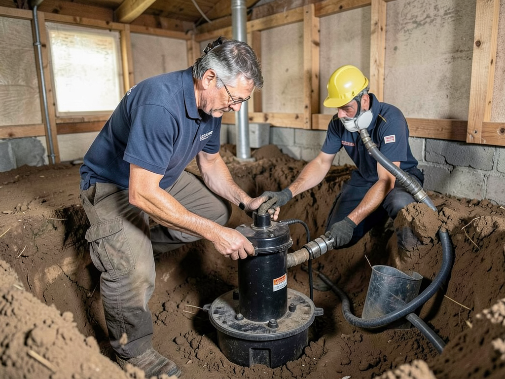 Choosing the right size of sump pump for a deep ba