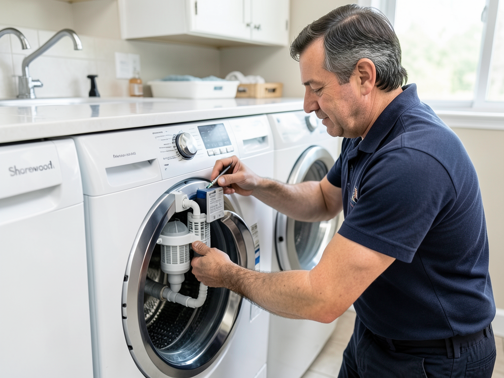 How to install a microplastic filter for your laundry machine in Shorewood