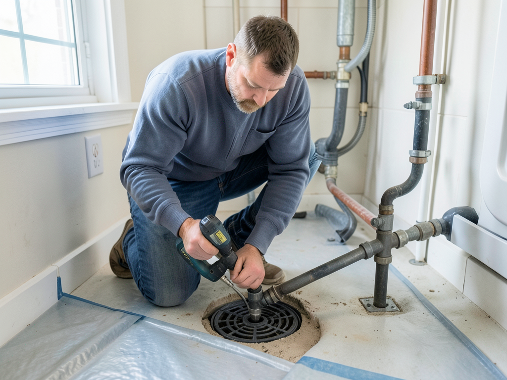 Why your second-floor laundry room needs a floor drain and a drip pan in Wauwatosa